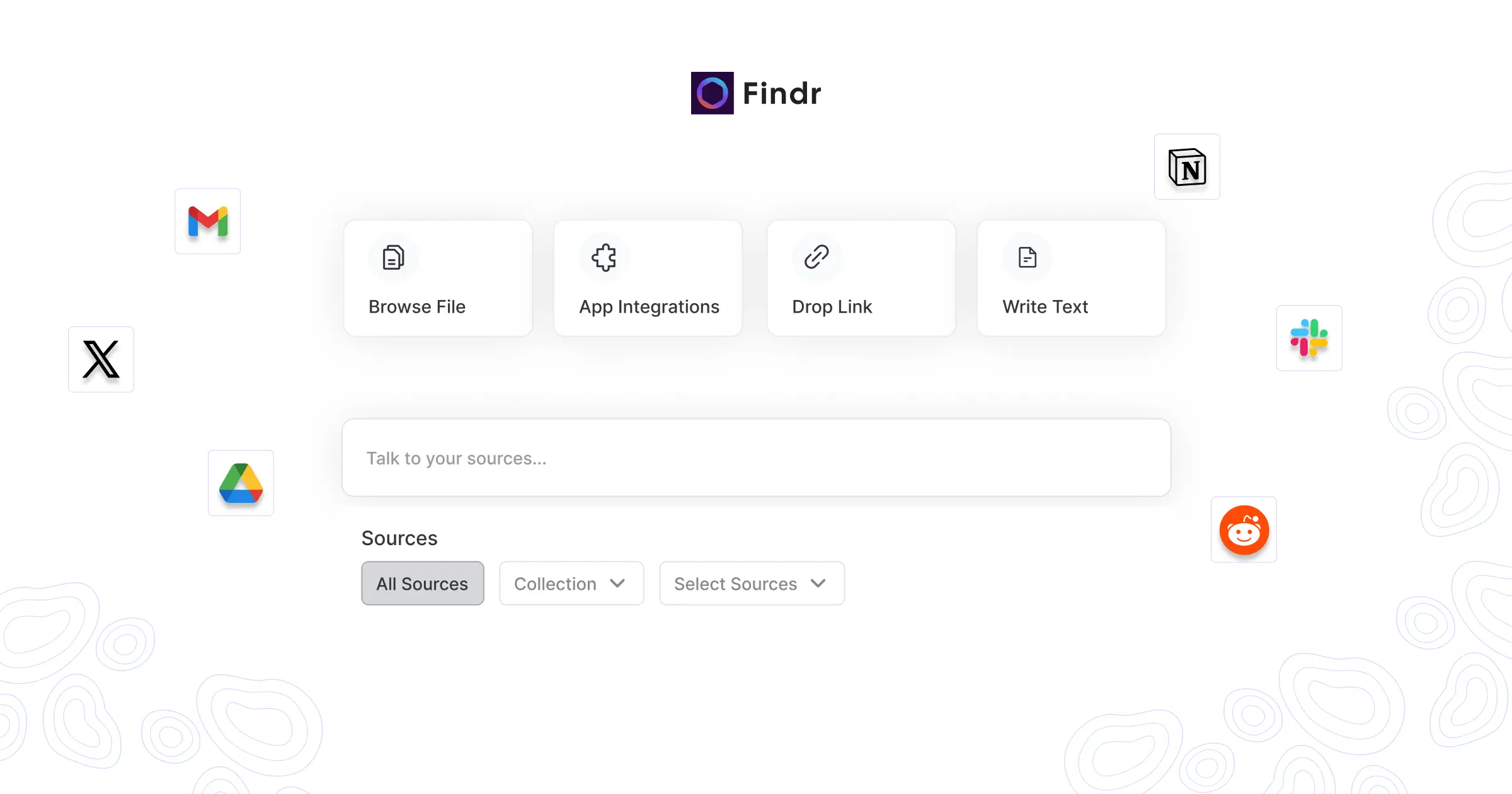 Findr product preview