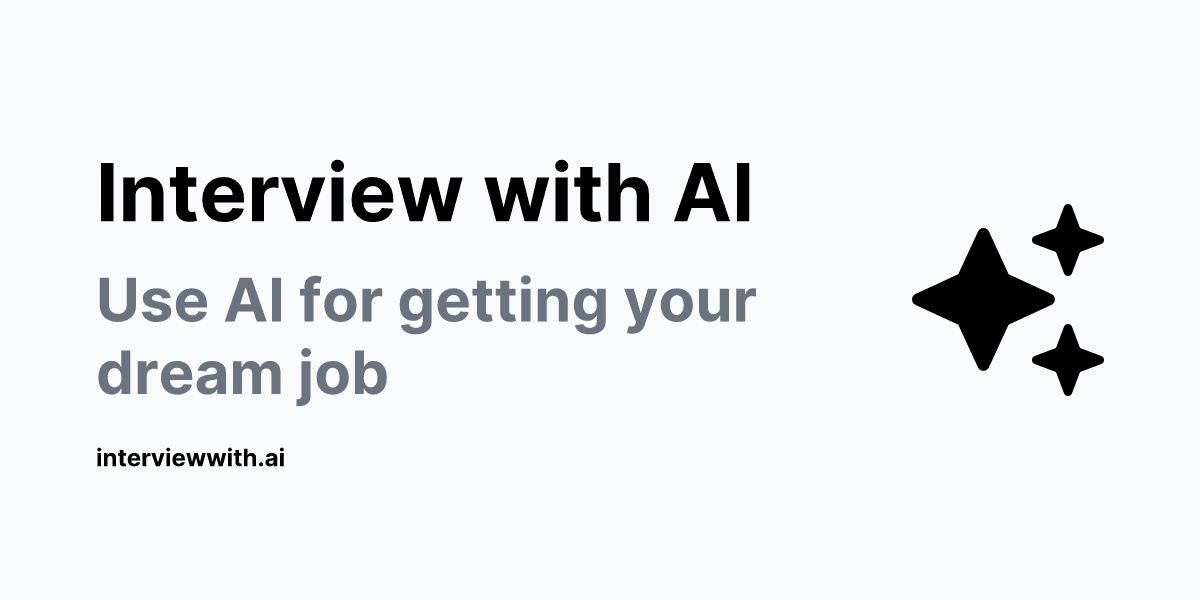 Interview with AI product preview