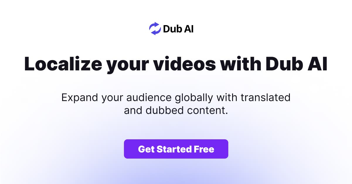 Dub AI product preview