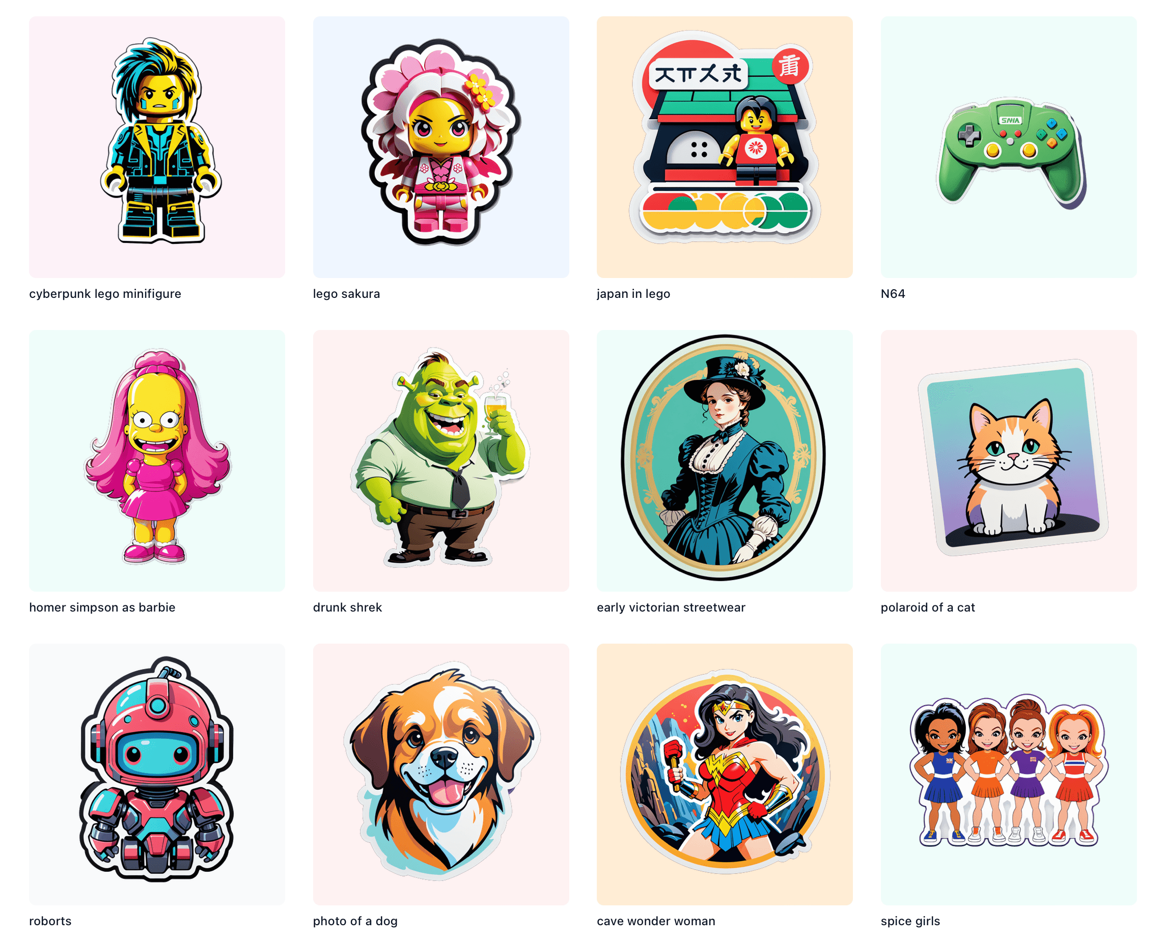 StickerBaker product preview