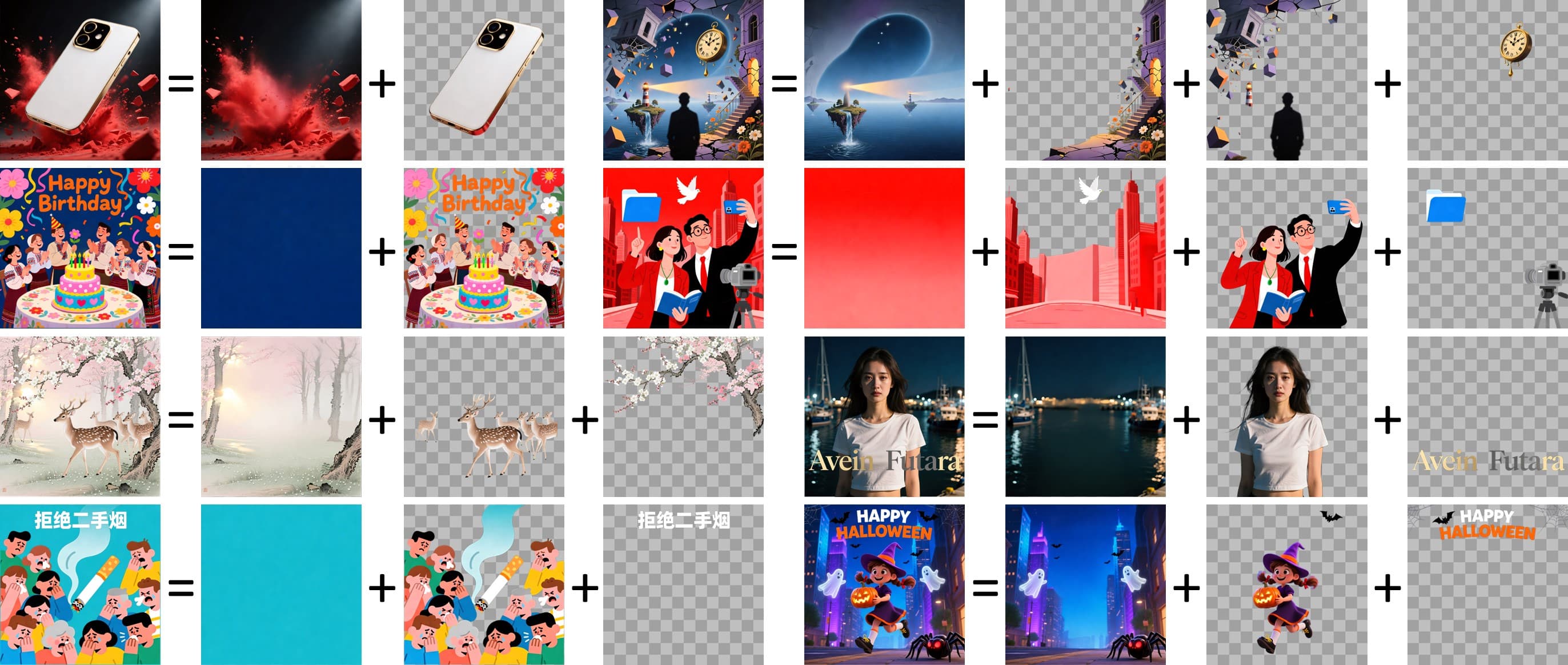 Qwen Image Layered product preview