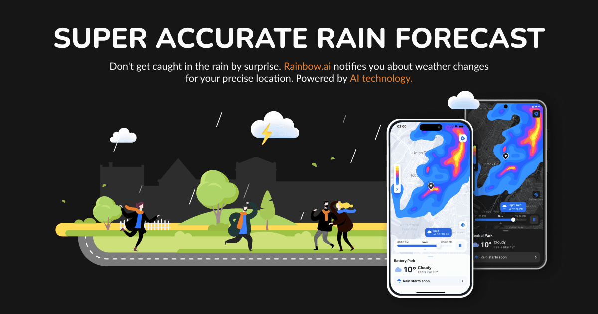 Rainbow Weather product preview