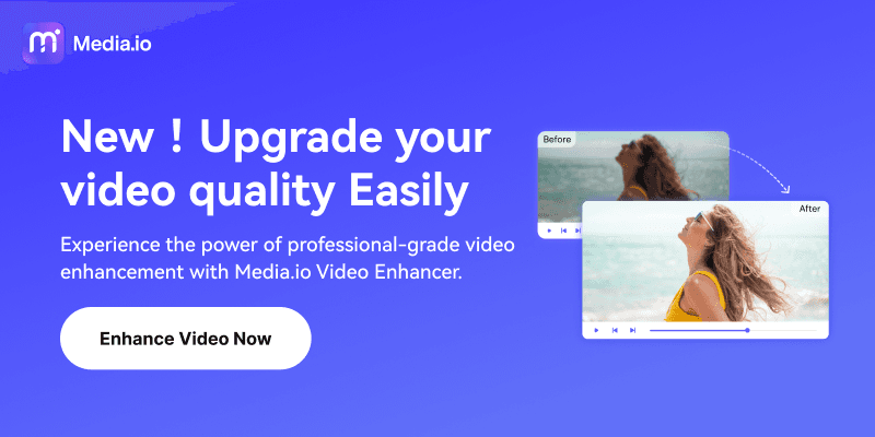 Media.io AI Video Enhancer product preview