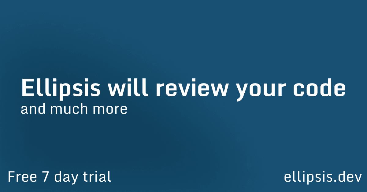 Ellipsis.dev product preview