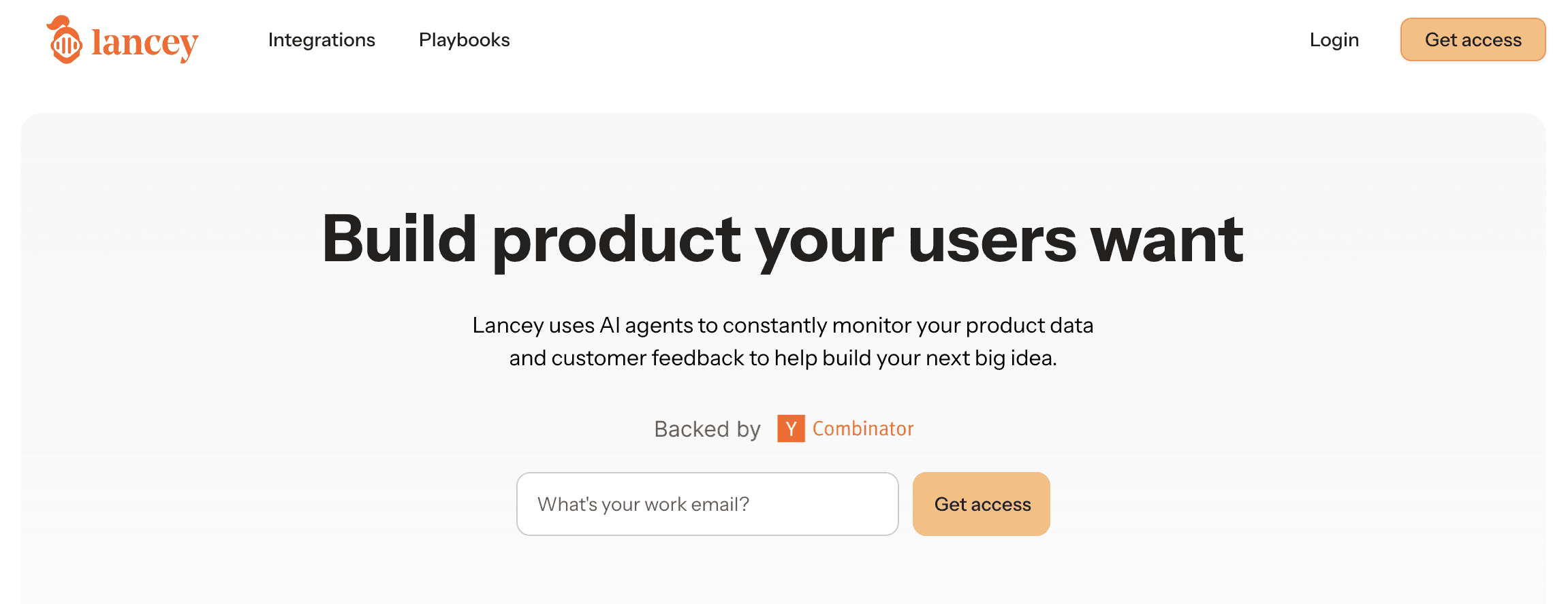 Lancey product preview