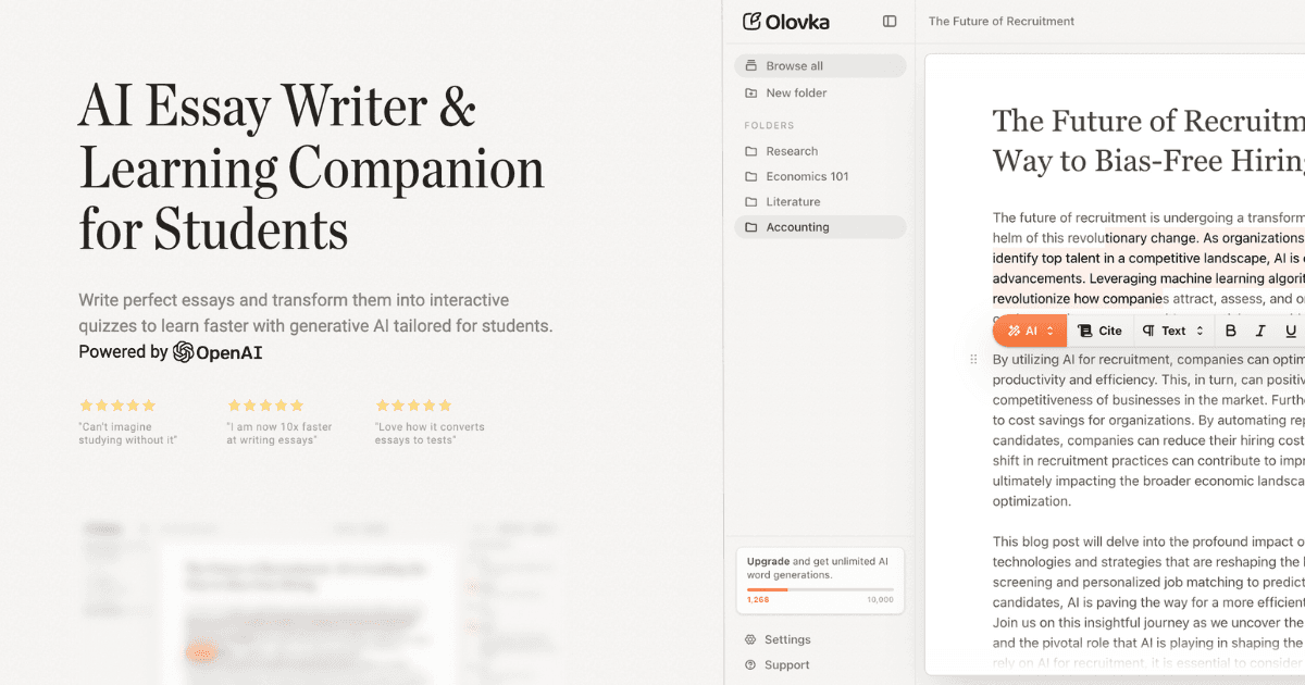 Olovka product preview