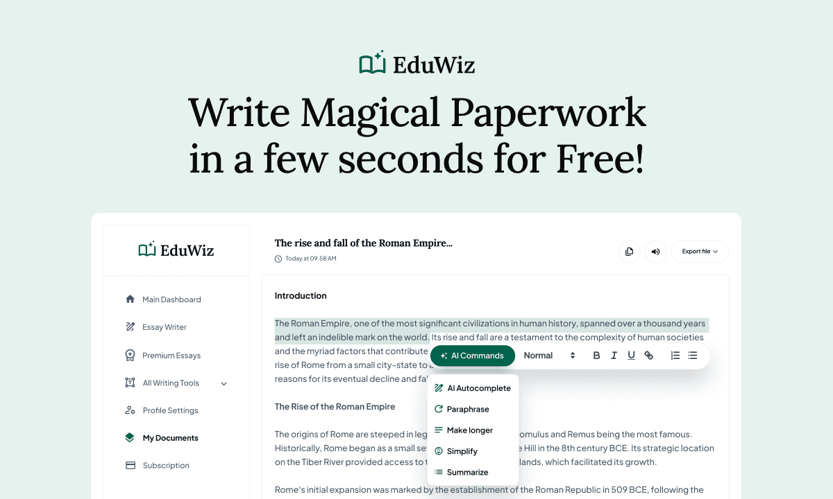 EduWiz.AI product preview