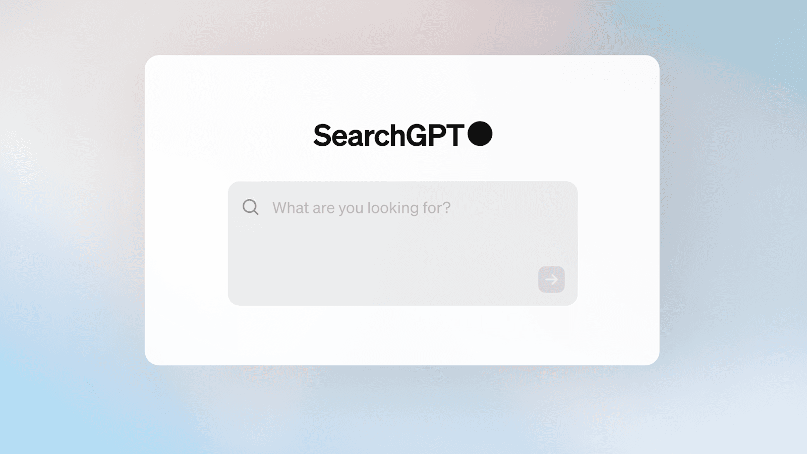 SearchGPT Prototype product preview