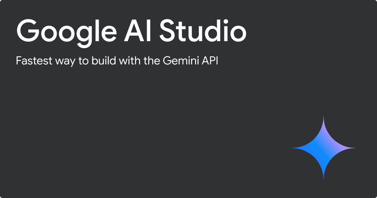 Google AI Studio product preview