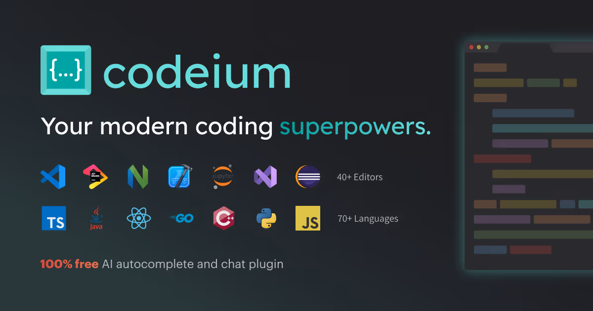 Codeium product preview