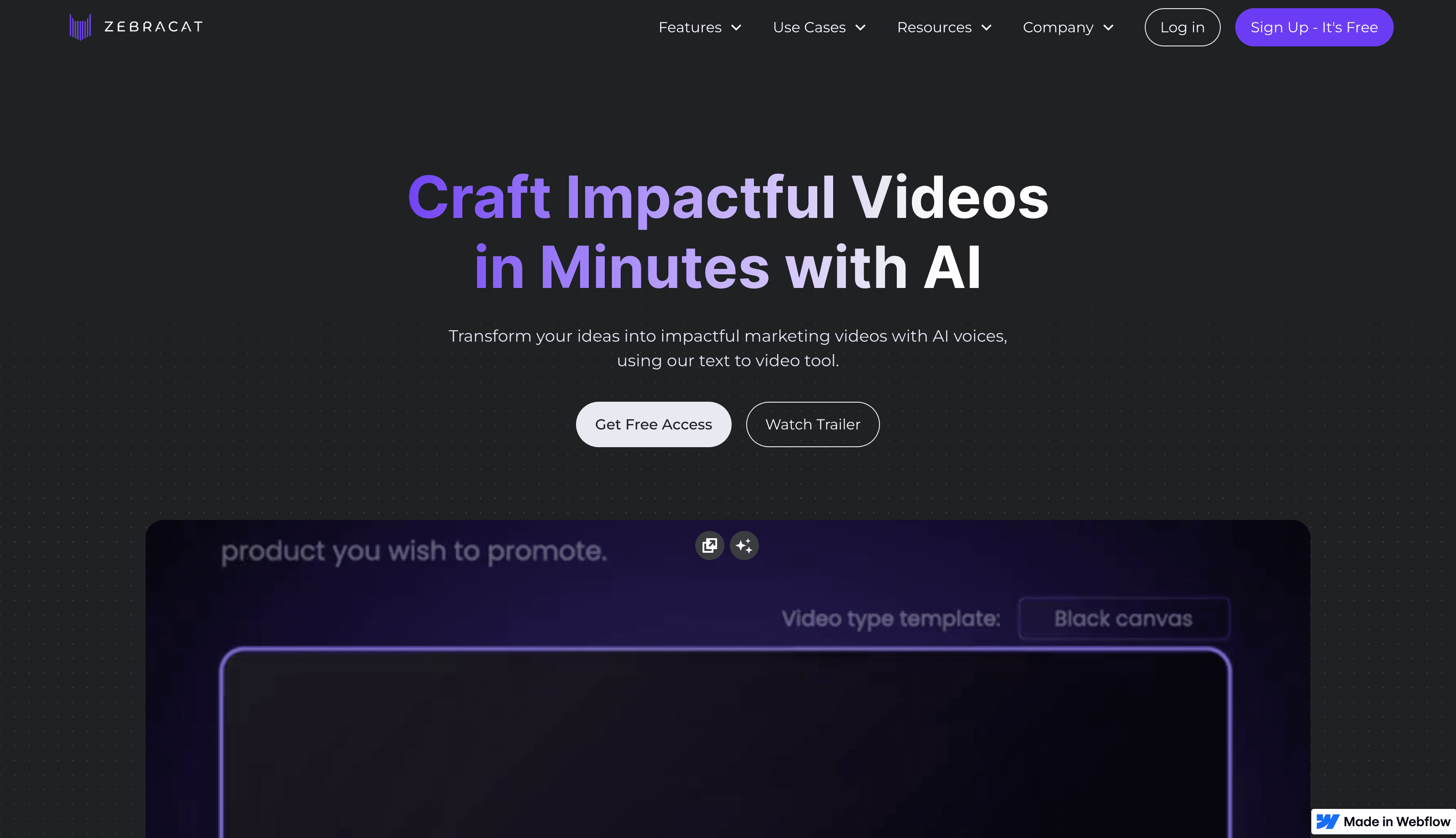 Zebracat product preview