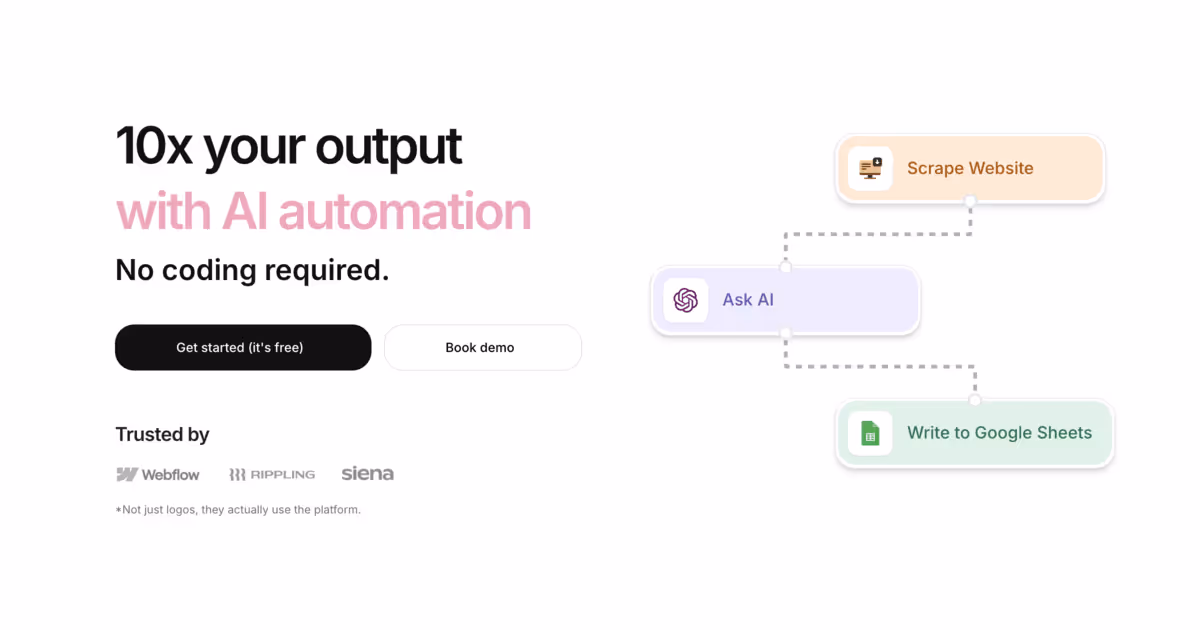 Gumloop product preview
