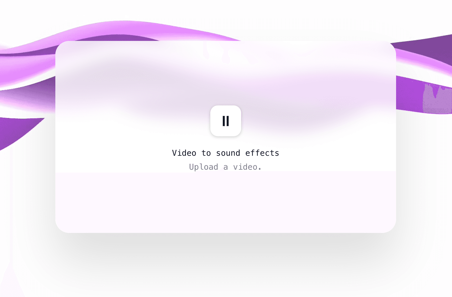 Video to Sound Effects Generator product preview