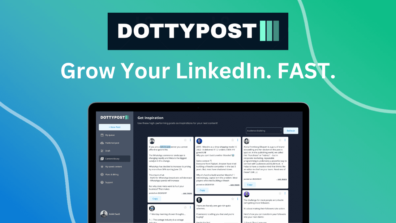 Dottypost product preview