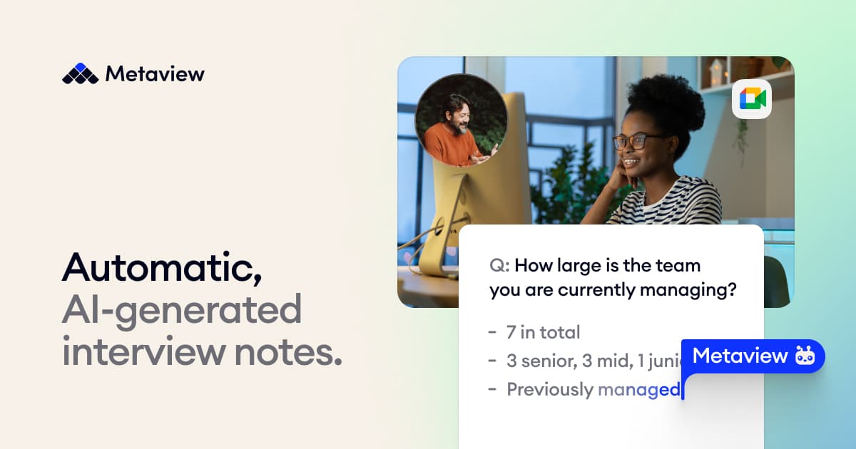 Metaview product preview
