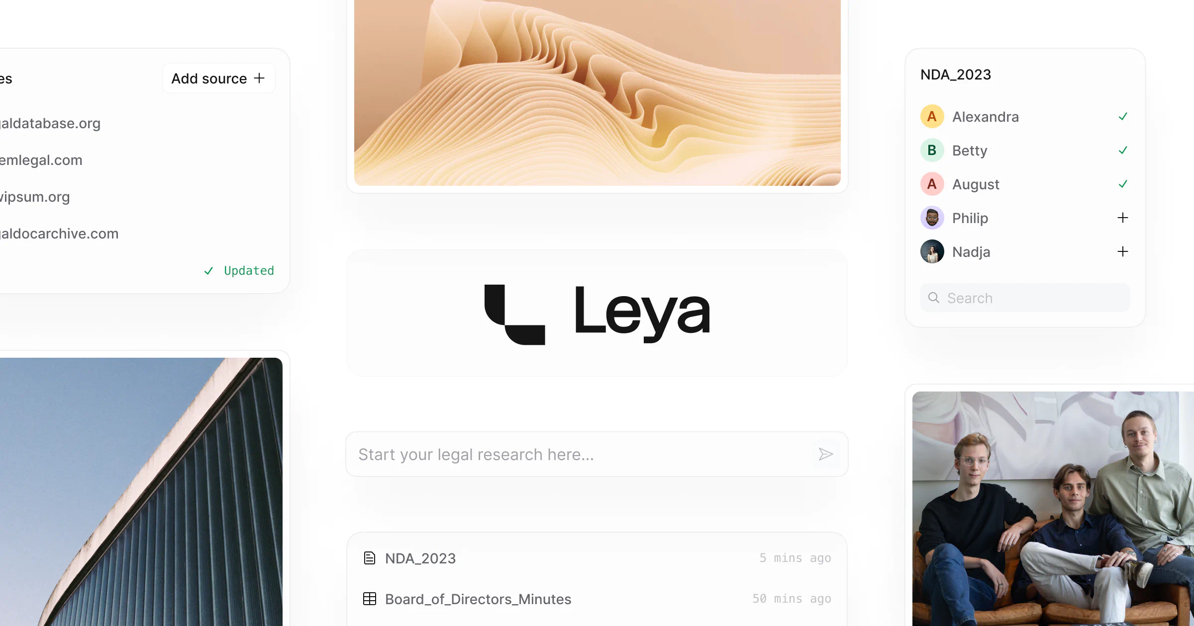 Leya product preview