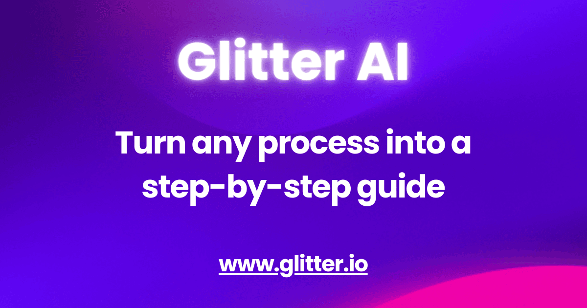 Glitter product preview