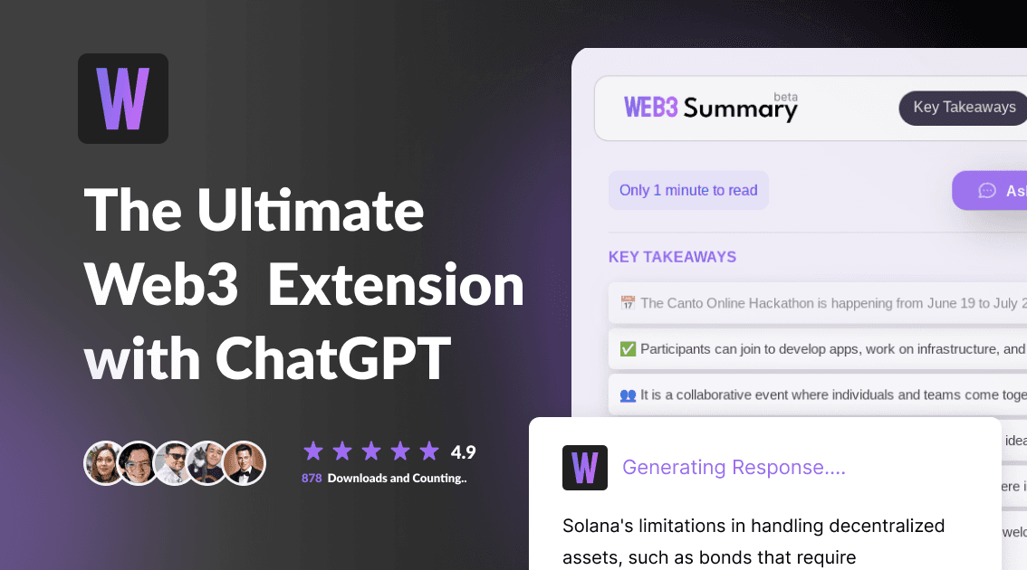 Web3 Summary product preview
