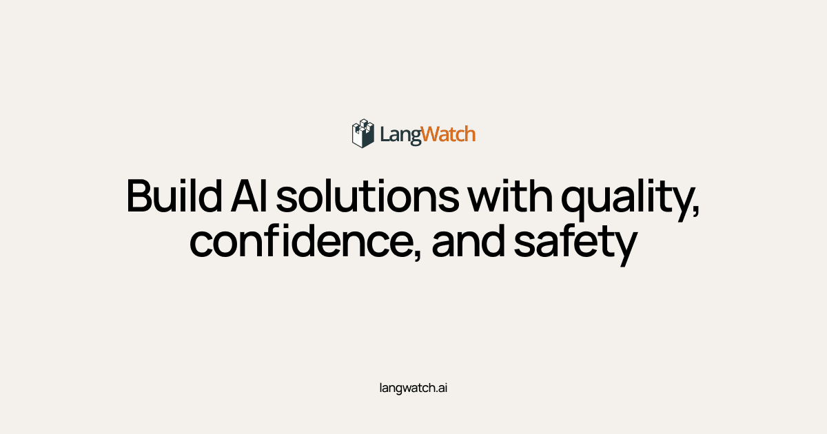LangWatch product preview