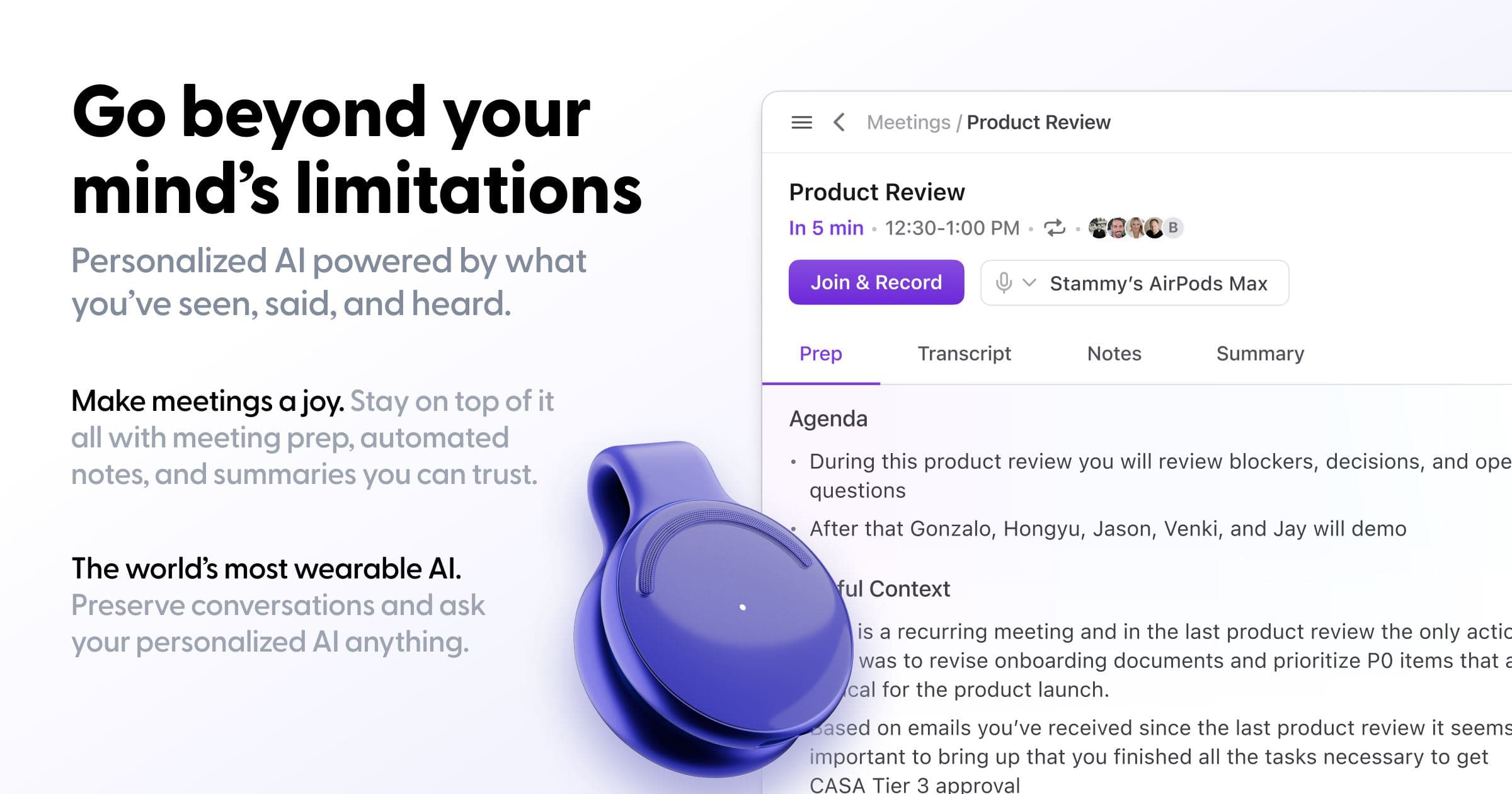 Limitless Pendant product preview