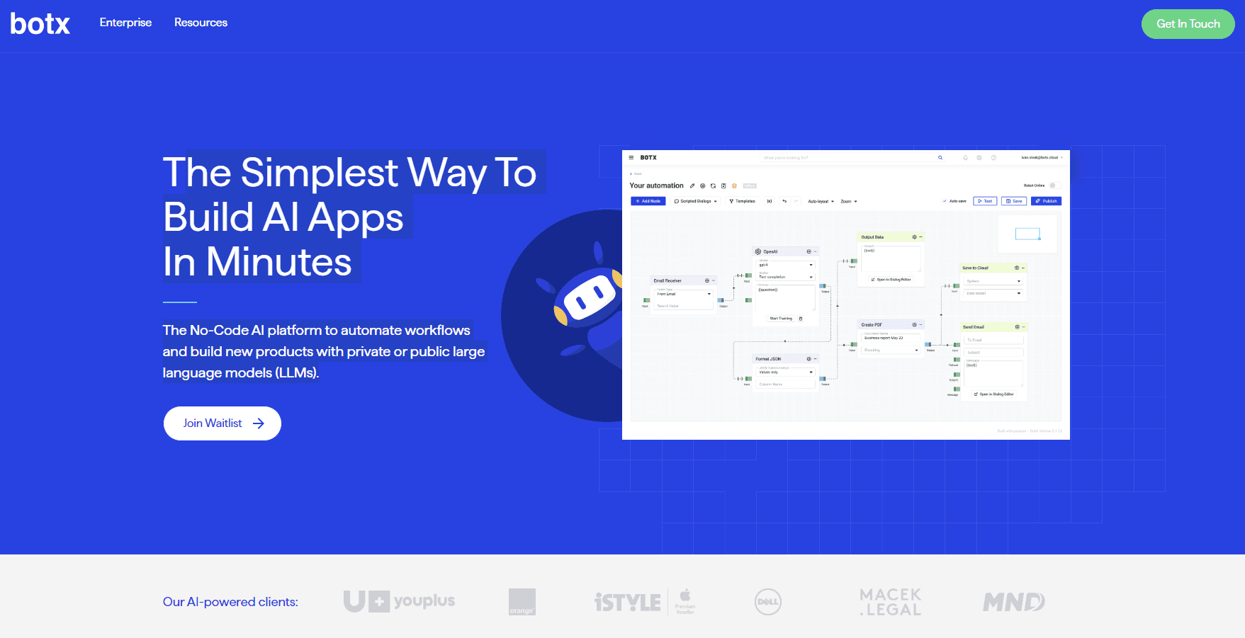 Synthreo (formerly BotX) product preview
