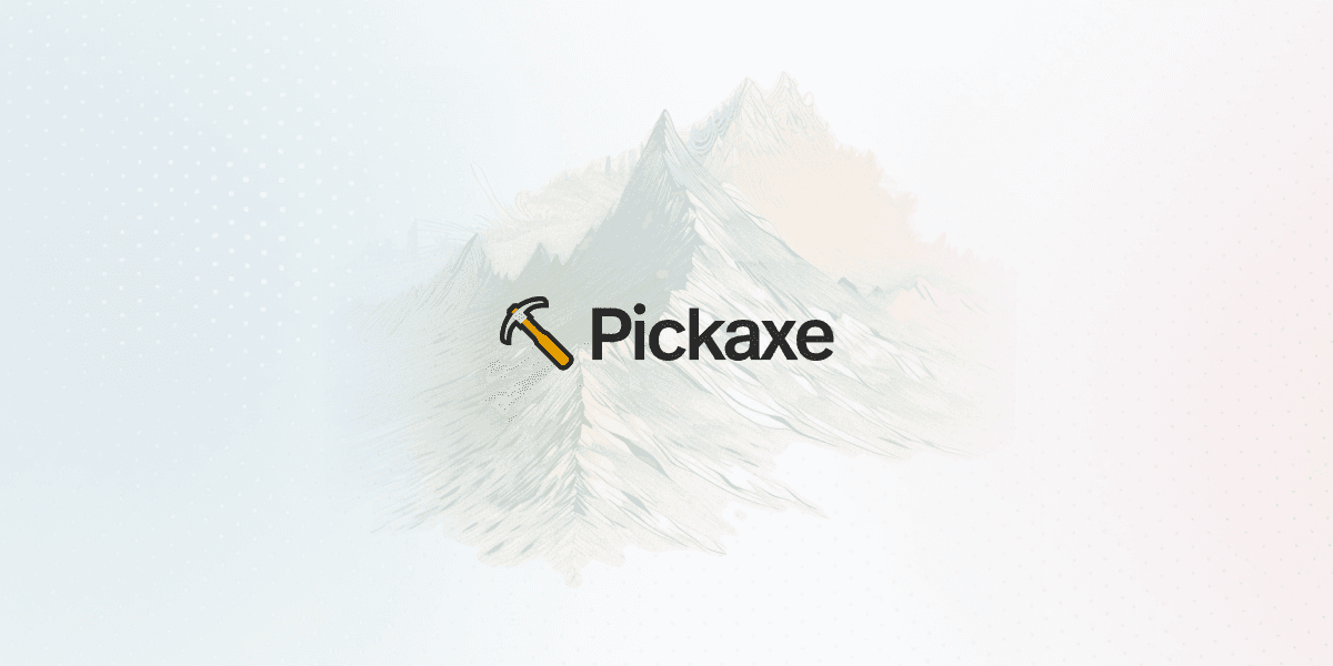 Pickaxe product preview