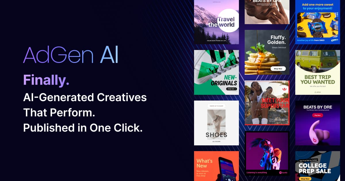 AdGen AI product preview
