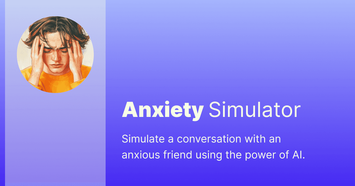 Anxiety Simulator product preview