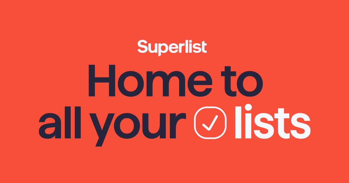 Superlist product preview