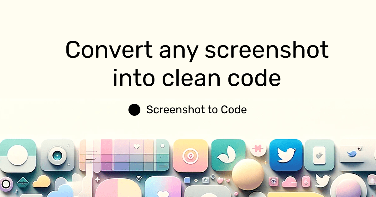Screenshot to Code product preview