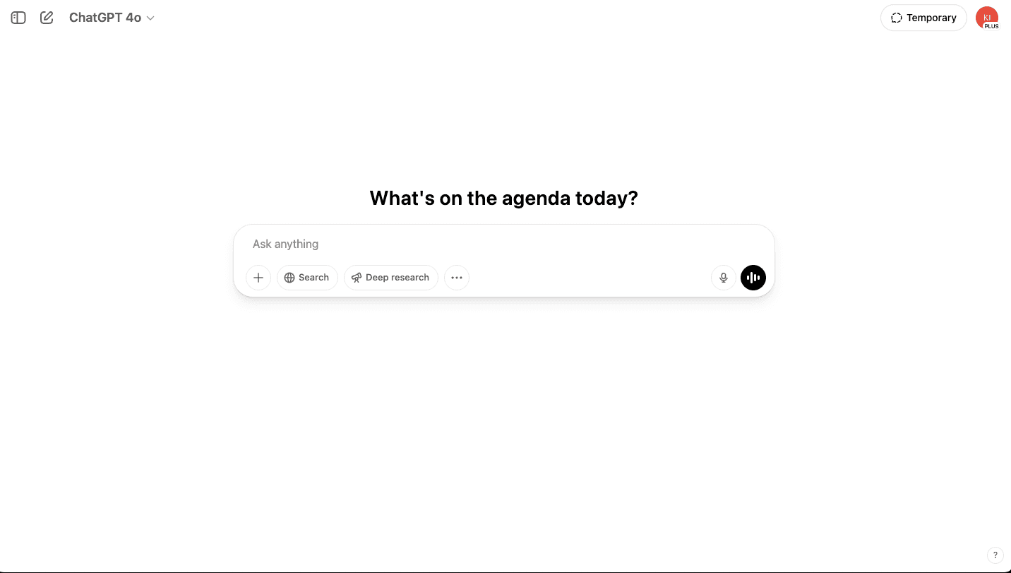 ChatGPT product preview