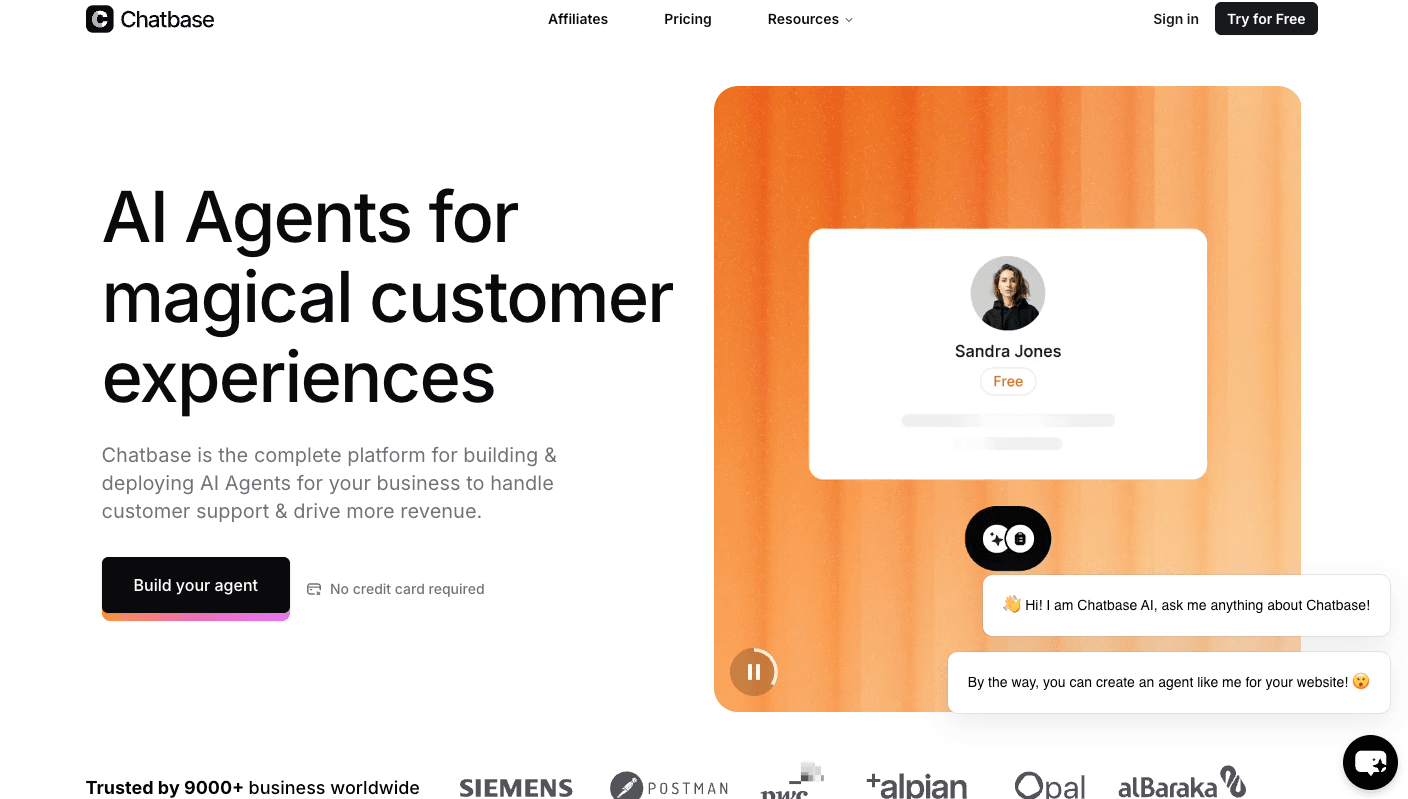 Chatbase product preview