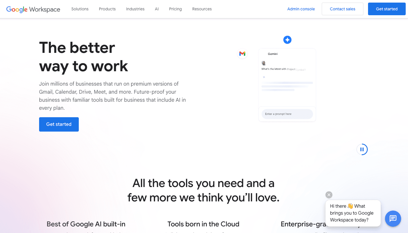 Google Sheets AI product preview