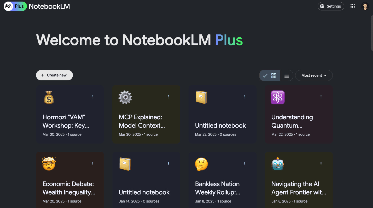 Gemini Notebook (formerly NotebookLM) product preview