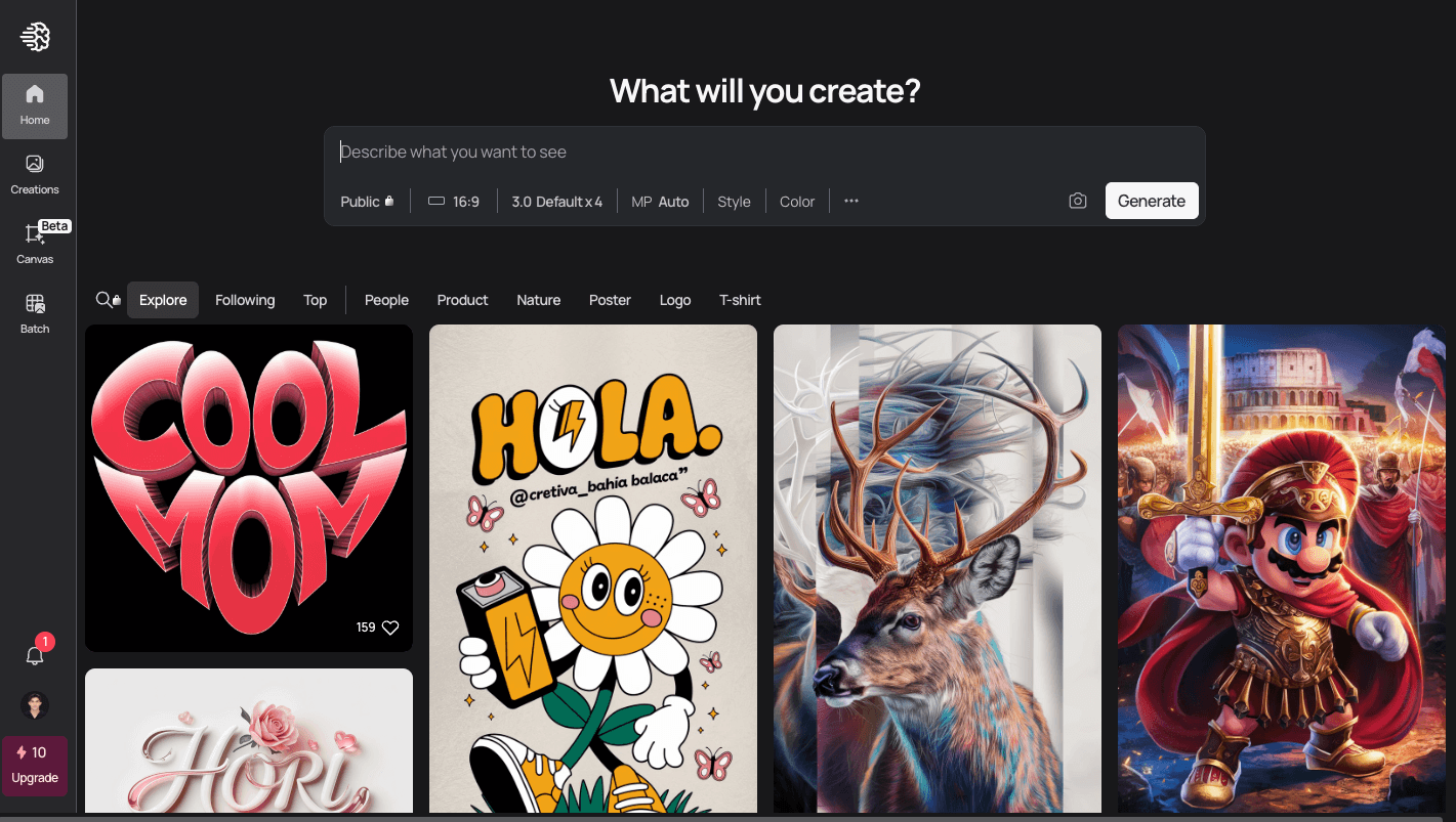 Ideogram product preview