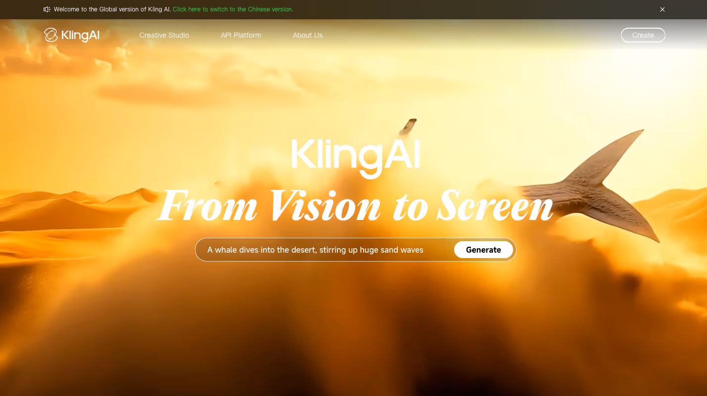 Kling AI product preview