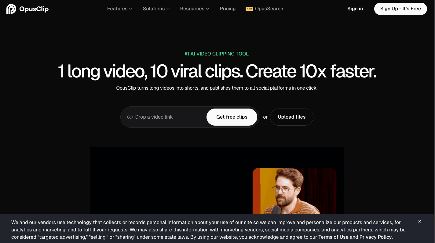 OpusClip product preview