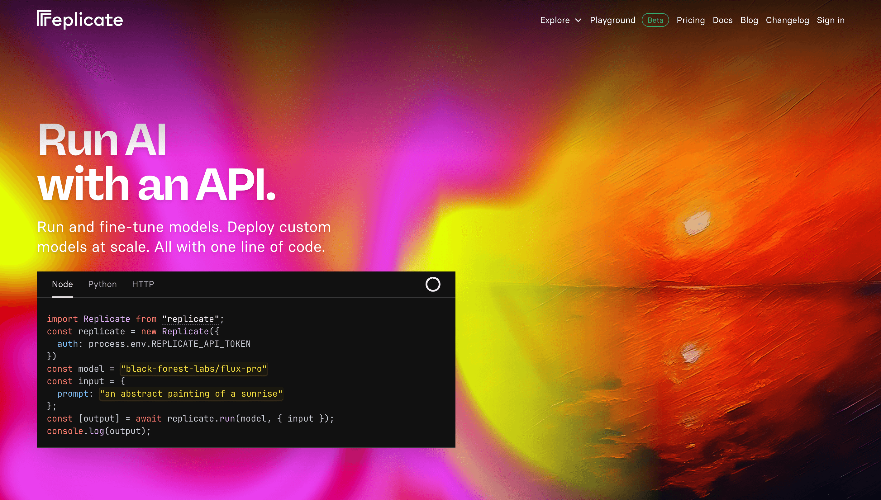 Replicate product preview