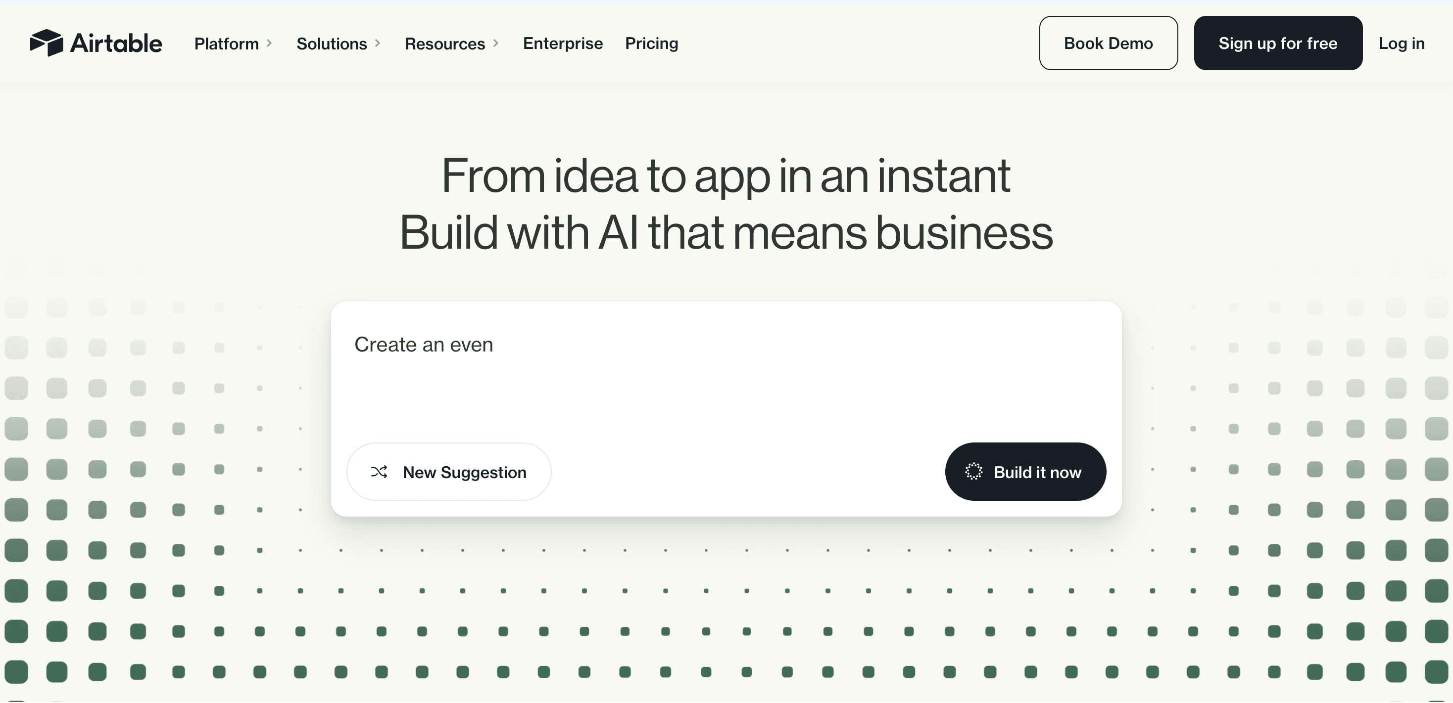Airtable product preview