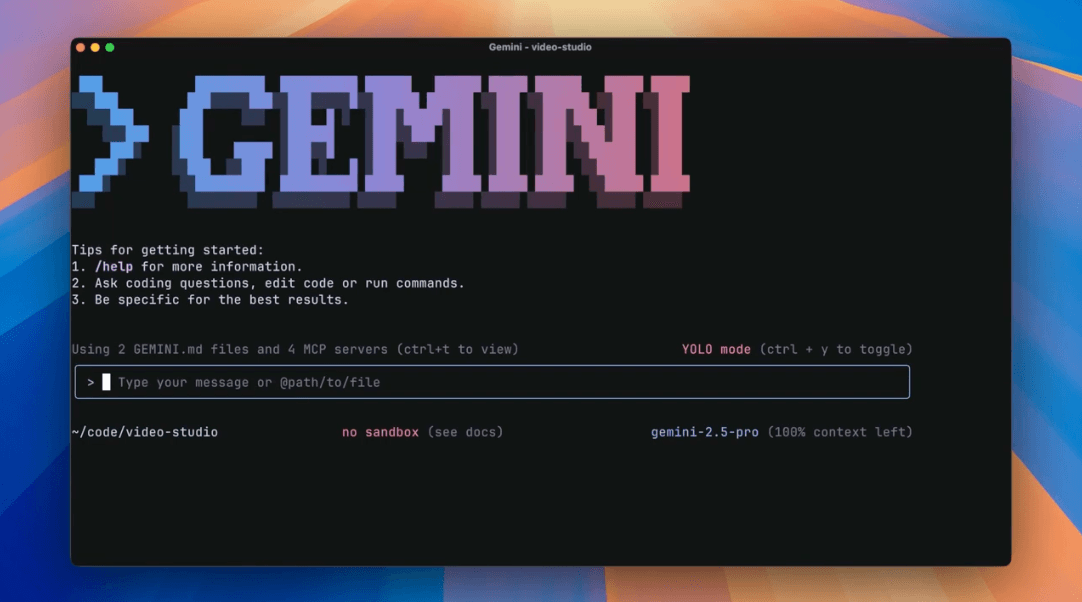 Gemini CLI product preview