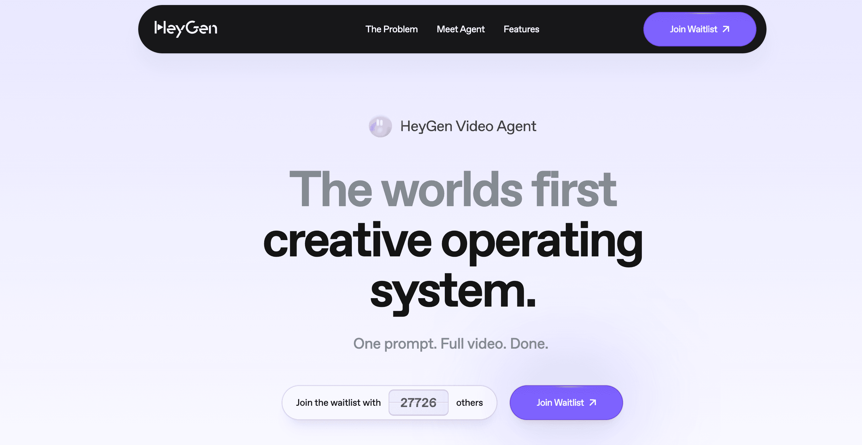 HeyGen Video Agent product preview