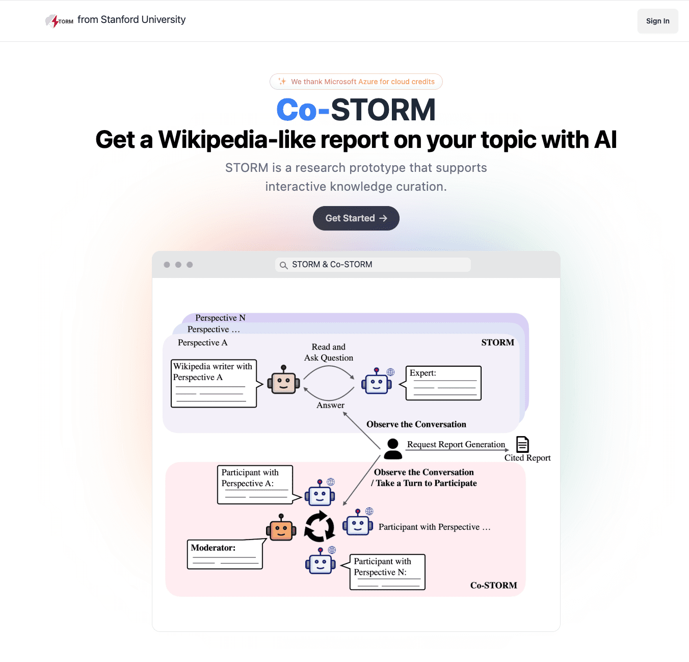 Co-STORM product preview