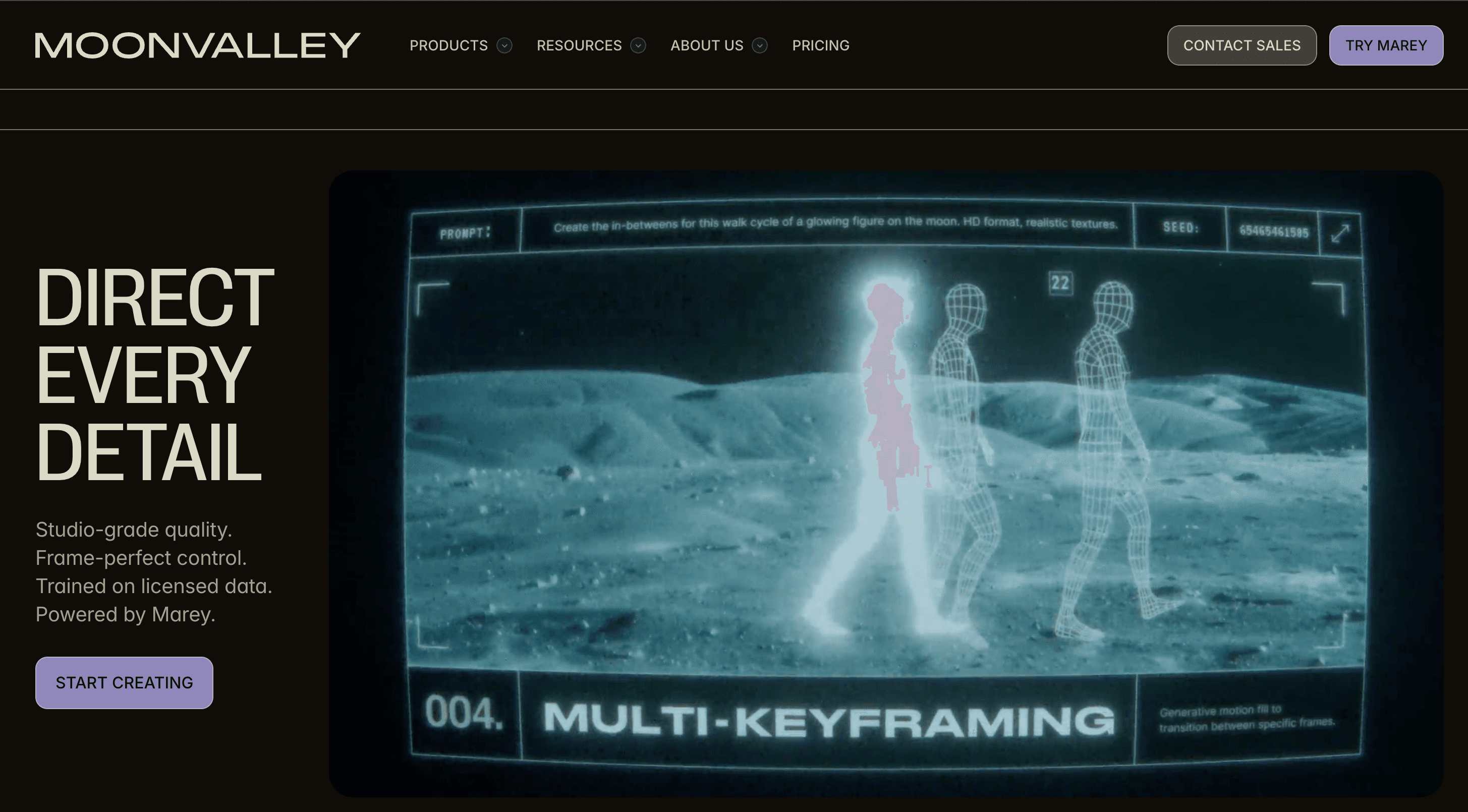 Marey by Moonvalley product preview