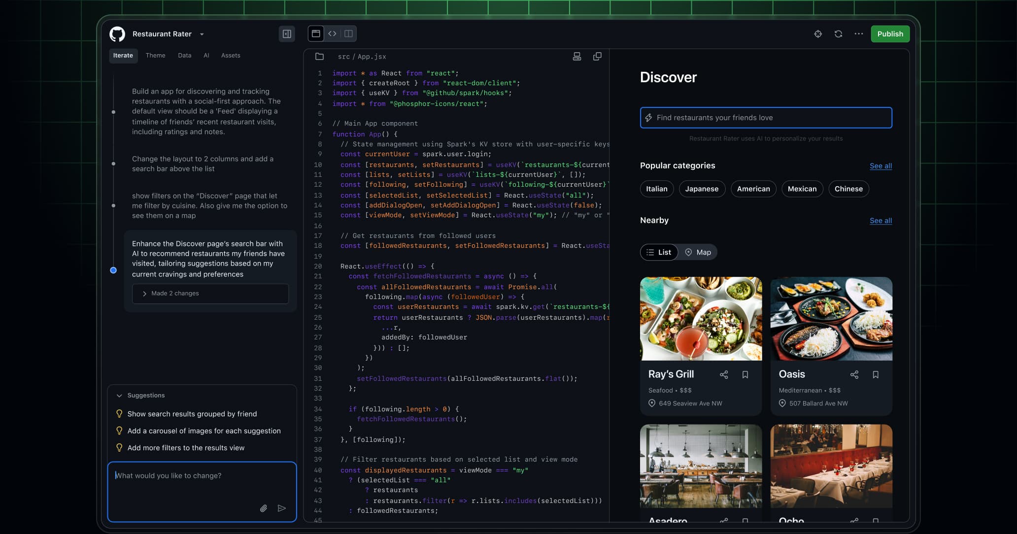 GitHub Spark product preview