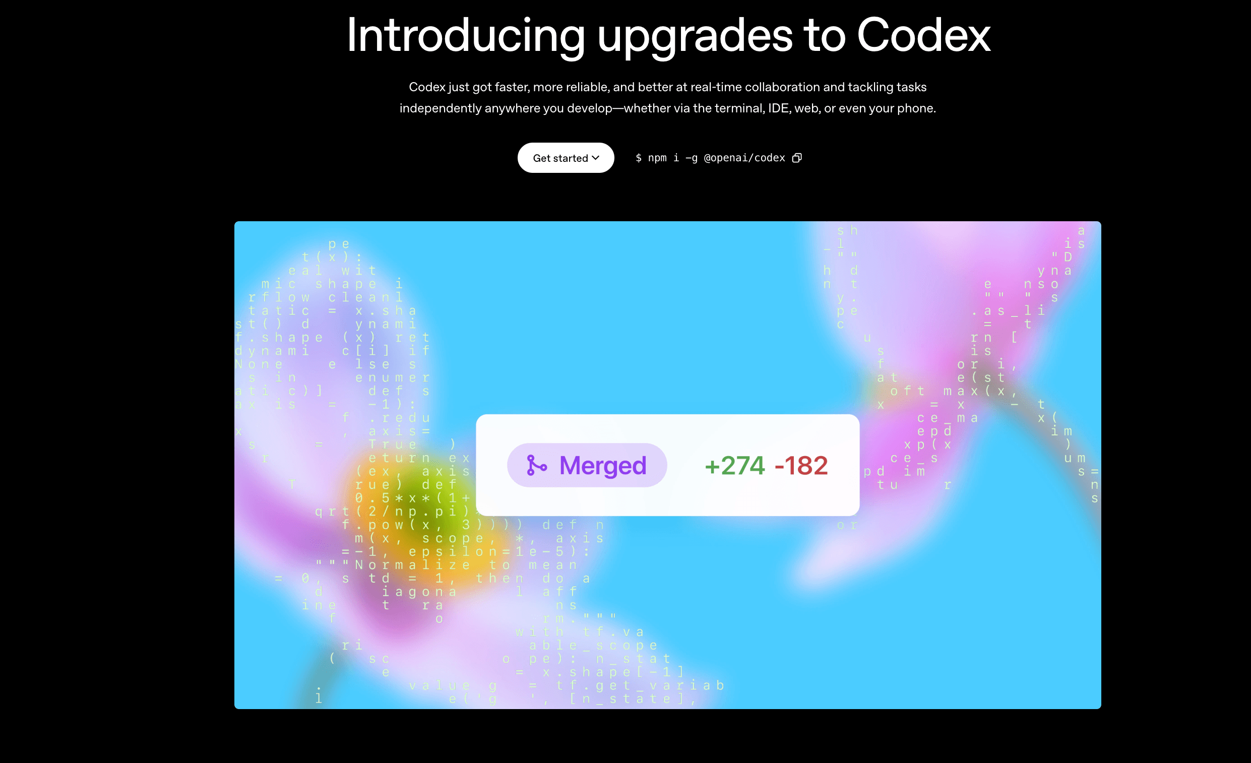 Codex product preview