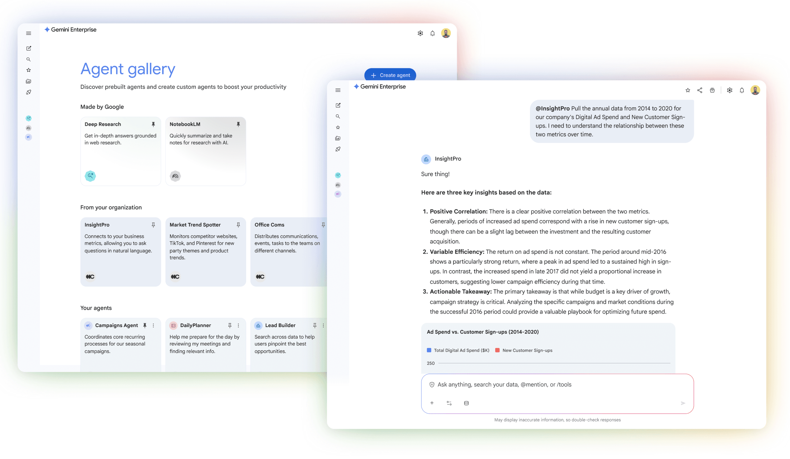 Gemini Enterprise product preview