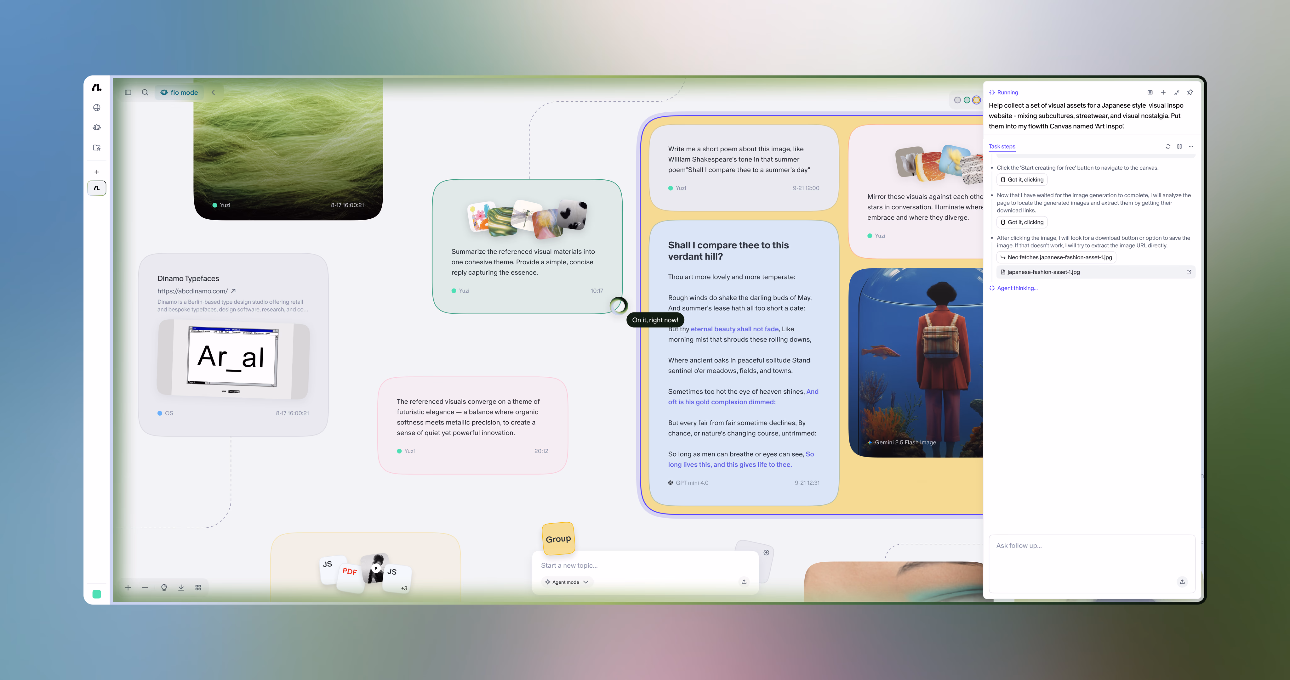 FlowithOS product preview