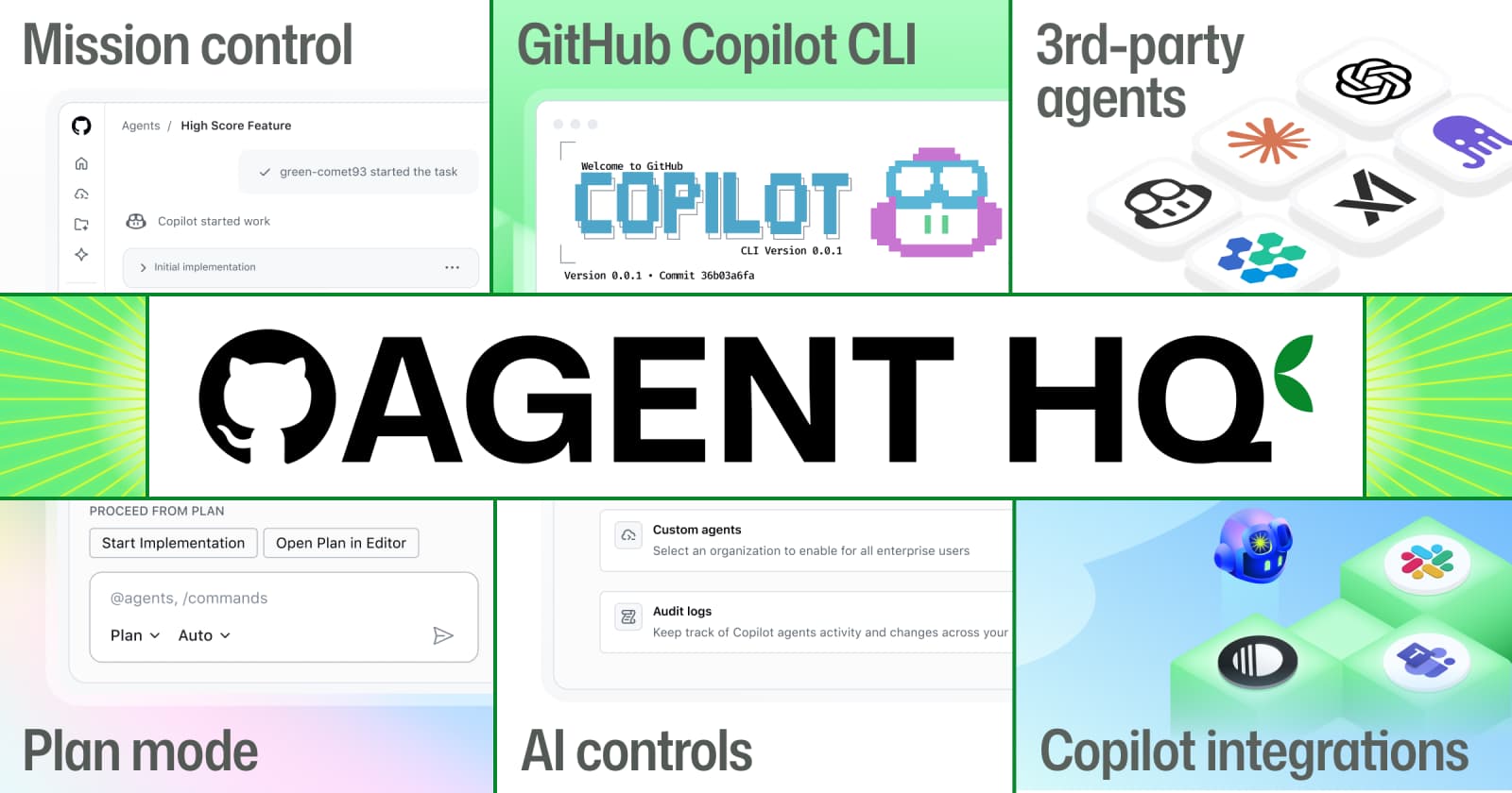 GitHub Agent HQ product preview