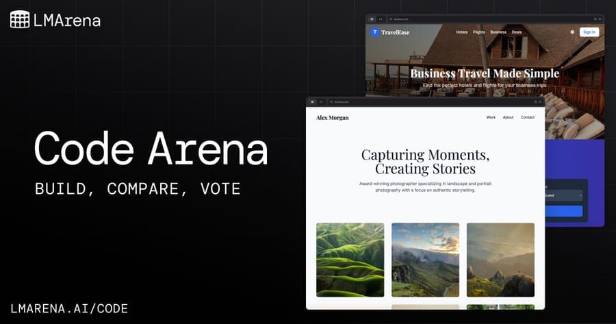 Code Arena product preview