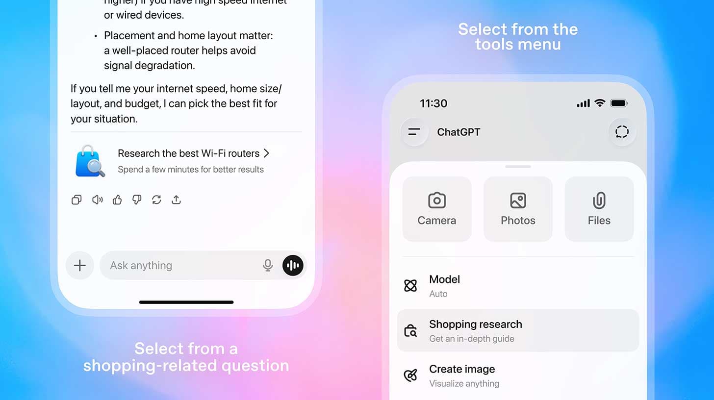 Shopping Research product preview